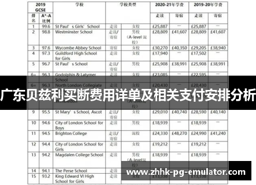 广东贝兹利买断费用详单及相关支付安排分析